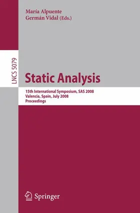 Vidal-Oriola / Alpuente | Static Analysis | Buch | 978-3-540-69163-1 | sack.de