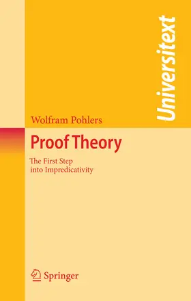 Pohlers |  Proof Theory | eBook | Sack Fachmedien