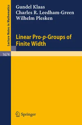Klaas / Leedham-Green / Plesken | Linear Pro-p-Groups of Finite Width | E-Book | sack.de