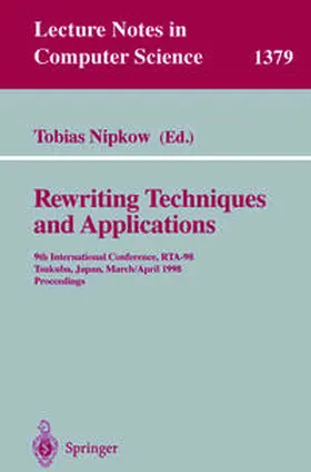 Nipkow | Rewriting Techniques and Applications | E-Book | sack.de