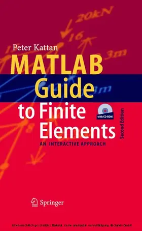 Kattan | MATLAB Guide to Finite Elements | E-Book | sack.de