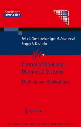 Chernous'ko / Ananievski / Reshmin | Control of Nonlinear Dynamical Systems | E-Book | sack.de