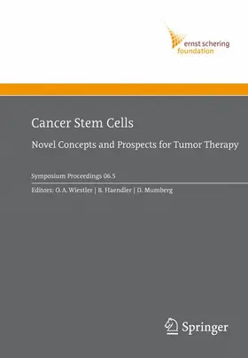 Wiestler / Mumberg / Haendler |  Cancer Stem Cells | Buch |  Sack Fachmedien