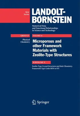 Baur / Fischer |  Zeolite-Type Crystal Structures and their Chemistry. Framework Type Codes RON to STI | Buch |  Sack Fachmedien