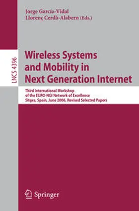 García-Vidal / Cerdà-Alabern |  Wireless Systems and Mobility in Next Generation Internet | eBook | Sack Fachmedien