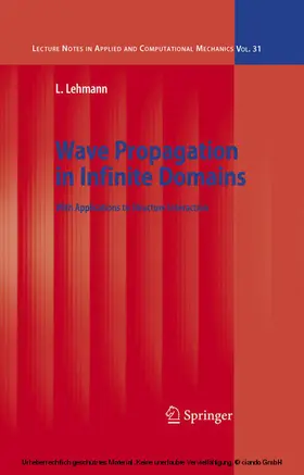 Lehmann |  Wave Propagation in Infinite Domains | eBook | Sack Fachmedien