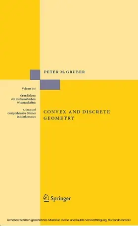 Gruber | Convex and Discrete Geometry | E-Book | sack.de