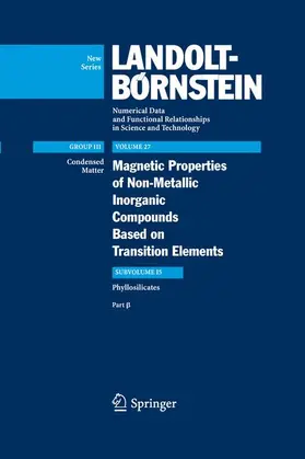 Burzo |  Phyllosilicates | Buch |  Sack Fachmedien