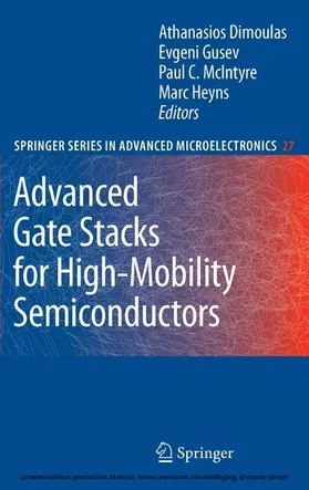 Dimoulas / Gusev / McIntyre | Advanced Gate Stacks for High-Mobility Semiconductors | E-Book | sack.de