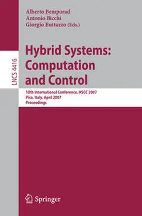 Bemporad / Buttazzo / Bicchi | Hybrid Systems: Computation and Control | E-Book | sack.de