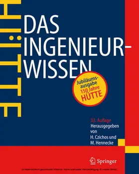 Czichos / Hennecke |  HÜTTE - Das Ingenieurwissen | eBook | Sack Fachmedien