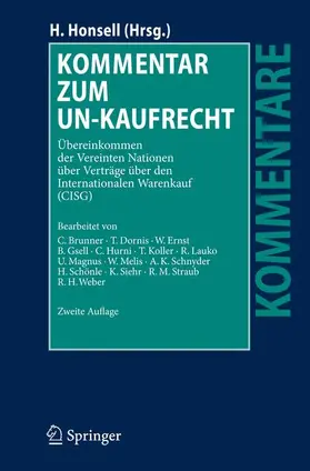 Honsell |  Kommentar zum UN-Kaufrecht | Buch |  Sack Fachmedien