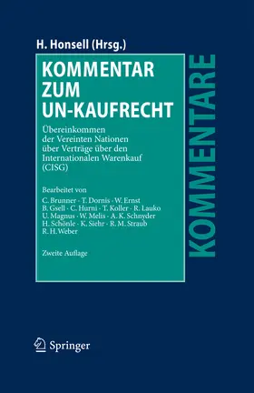 Honsell |  Kommentar zum UN-Kaufrecht | eBook | Sack Fachmedien