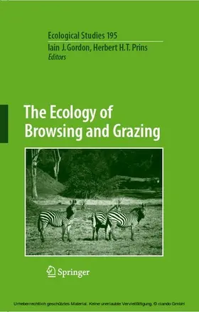 Gordon / Prins | The Ecology of Browsing and Grazing | E-Book | sack.de