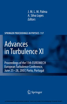 Palma / Silva Lopes |  Advances in Turbulence XI | eBook | Sack Fachmedien