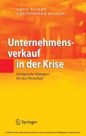 Allert / Seagon | Unternehmensverkauf in der Krise | E-Book | sack.de