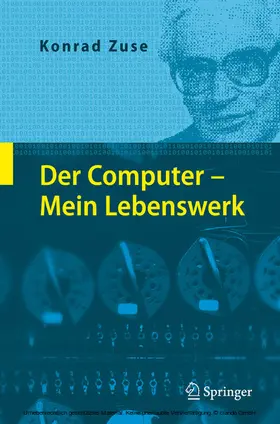 Zuse |  Der Computer - Mein Lebenswerk | eBook | Sack Fachmedien