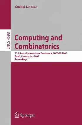 Lin | Computing and Combinatorics | Buch | 978-3-540-73544-1 | sack.de