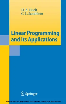 Eiselt / Sandblom |  Linear Programming and its Applications | eBook | Sack Fachmedien