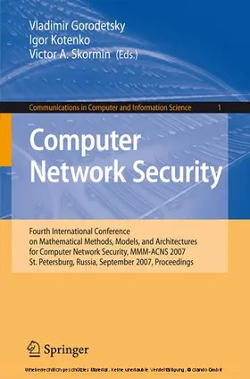Gorodetsky / Kotenko / Skormin | Computer Network Security | E-Book | sack.de
