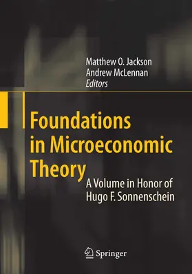 Jackson / McLennan |  Foundations in Microeconomic Theory | eBook | Sack Fachmedien