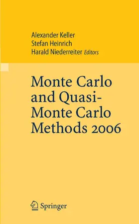 Keller / Heinrich / Niederreiter | Monte Carlo and Quasi-Monte Carlo Methods 2006 | E-Book | sack.de
