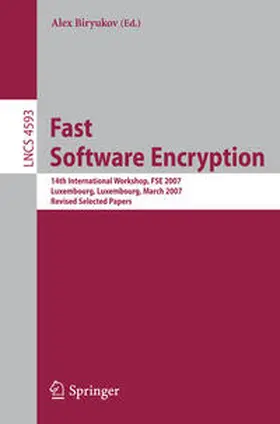 Biryukov | Fast Software Encryption | E-Book | sack.de