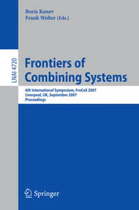 Konev / Wolter | Frontiers of Combining Systems | E-Book | sack.de