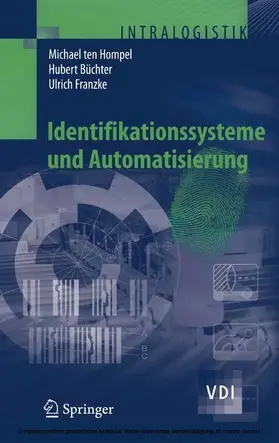 Hompel / Büchter / Franzke | Identifikationssysteme und Automatisierung | E-Book | www2.sack.de