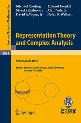 Cowling / Casadio Tarabusi / Frenkel | Representation Theory and Complex Analysis | E-Book | sack.de