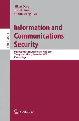 Imai / Wang |  Information and Communications Security | Buch |  Sack Fachmedien