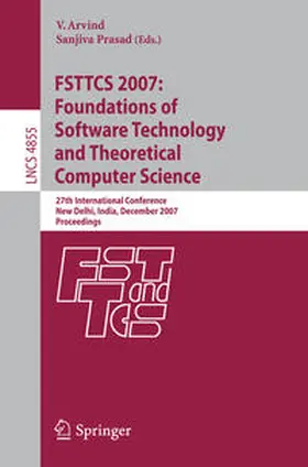 Arvind / Prasad | FSTTCS 2007: Foundations of Software Technology and Theoretical Computer Science | E-Book | sack.de