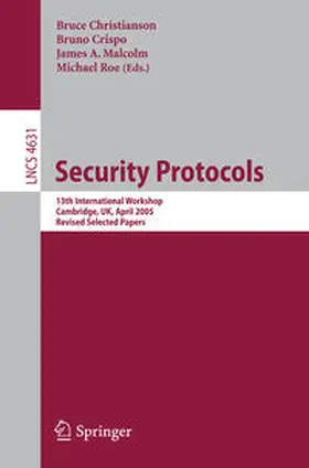 Christianson / Crispo / Malcom | Security Protocols | E-Book | sack.de