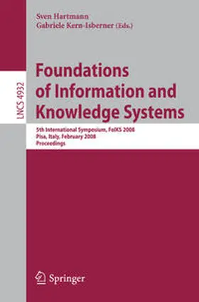 Hartmann / Kern-Isberner | Foundations of Information and Knowledge Systems | E-Book | sack.de