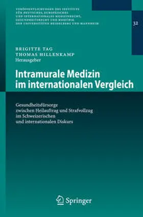 Hillenkamp / Tag |  Intramurale Medizin im internationalen Vergleich | Buch |  Sack Fachmedien
