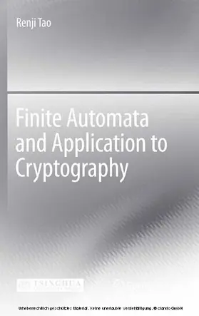 Tao | Finite Automata and Application to Cryptography | E-Book | sack.de
