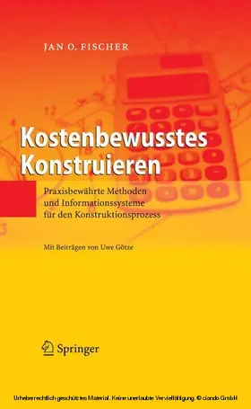 Fischer | Kostenbewusstes Konstruieren | E-Book | www2.sack.de