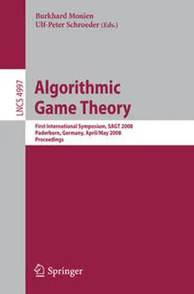 Monien / Schroeder | Algorithmic Game Theory | E-Book | sack.de