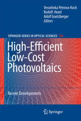 Petrova-Koch / Hezel / Goetzberger |  High-Efficient Low-Cost Photovoltaics | eBook | Sack Fachmedien