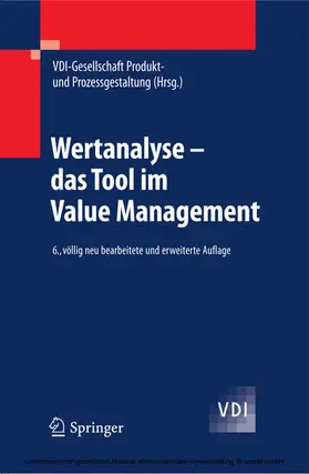 Wertanalyse - das Tool im Value Management | E-Book | www2.sack.de