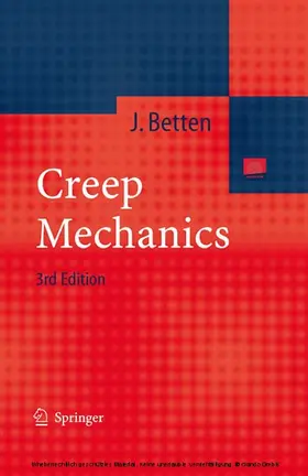 Betten | Creep Mechanics | E-Book | sack.de