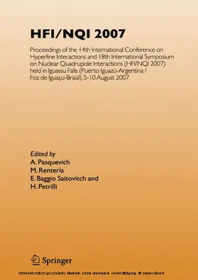 Pasquevich / Renteria / Baggio Saitovitch |  HFI/NQI 2007 | eBook | Sack Fachmedien