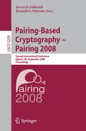 Galbraith / Paterson | Pairing-Based Cryptography – Pairing 2008 | E-Book | sack.de
