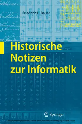 Bauer | Historische Notizen zur Informatik | E-Book | sack.de