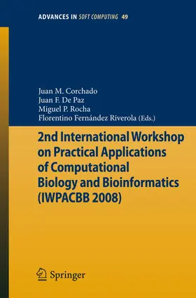 Corchado Rodríguez / Fernández Riverola / de Paz |  2nd International Workshop on Practical Applications of Computational Biology and Bioinformatics (IWPACBB 2008) | Buch |  Sack Fachmedien