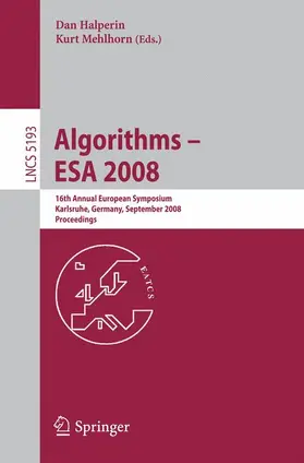 Mehlhorn |  Algorithms - ESA 2008 | Buch |  Sack Fachmedien
