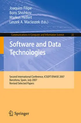 Filipe / Shishkov / Helfert | Software and Data Technologies | E-Book | sack.de