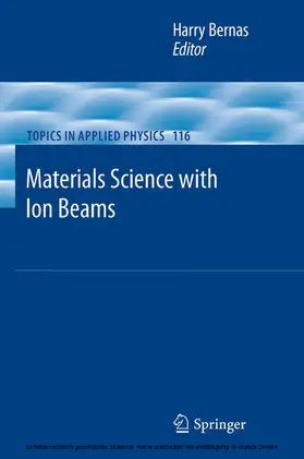 Bernas |  Materials Science with Ion Beams | eBook | Sack Fachmedien