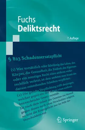 Fuchs |  Deliktsrecht | eBook | Sack Fachmedien