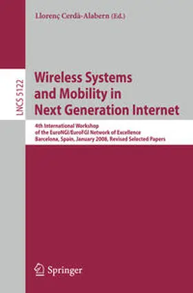Cerdà-Alabern | Wireless Systems and Mobility in Next Generation Internet | E-Book | sack.de